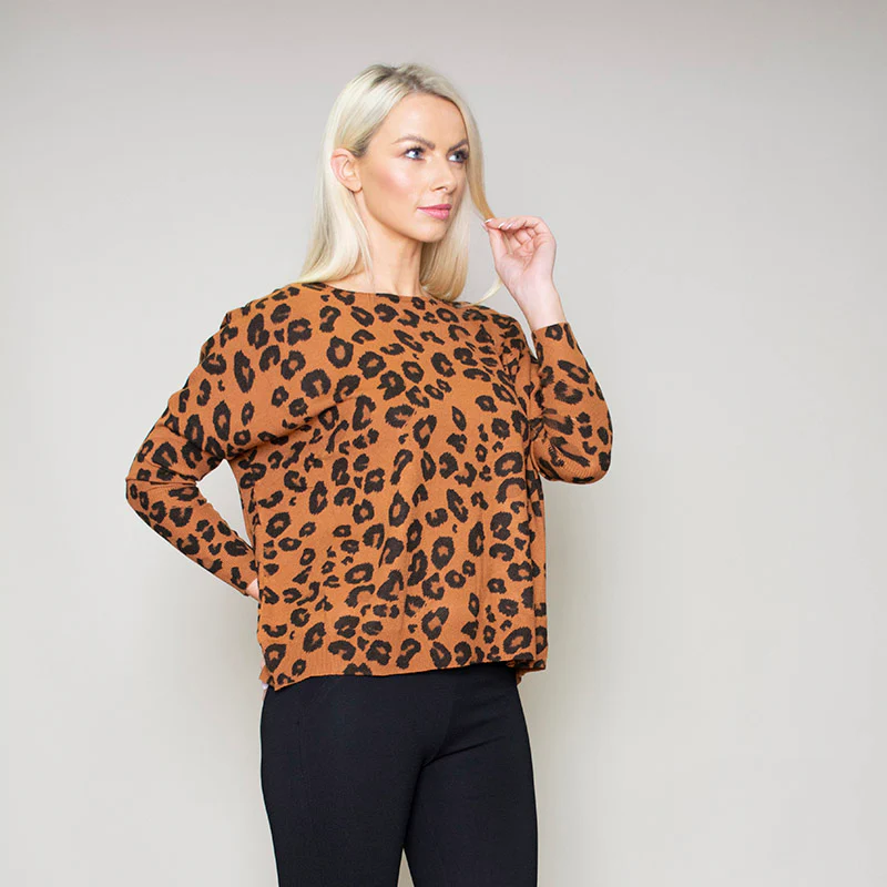 Tina Leopard Jumper - Image 9