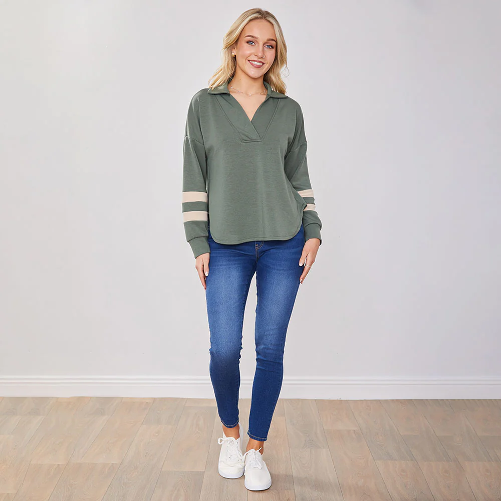 Valerie Jumper (Khaki/Beige) - Image 2