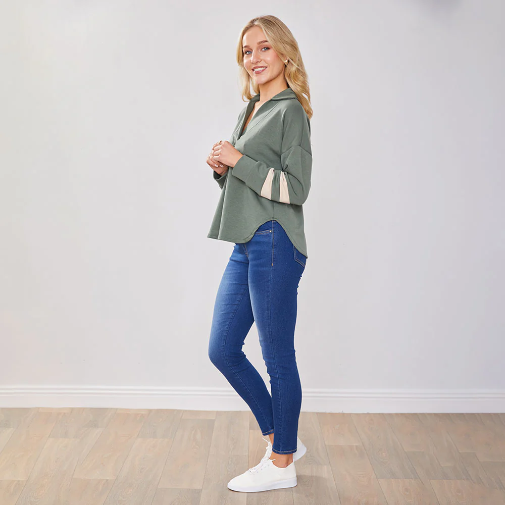 Valerie Jumper (Khaki/Beige) - Image 4