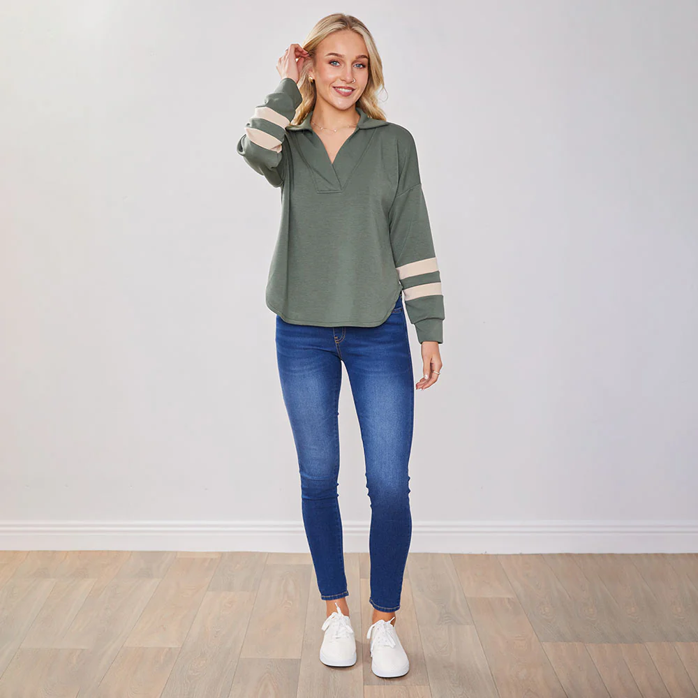 Valerie Jumper (Khaki/Beige) - Image 6