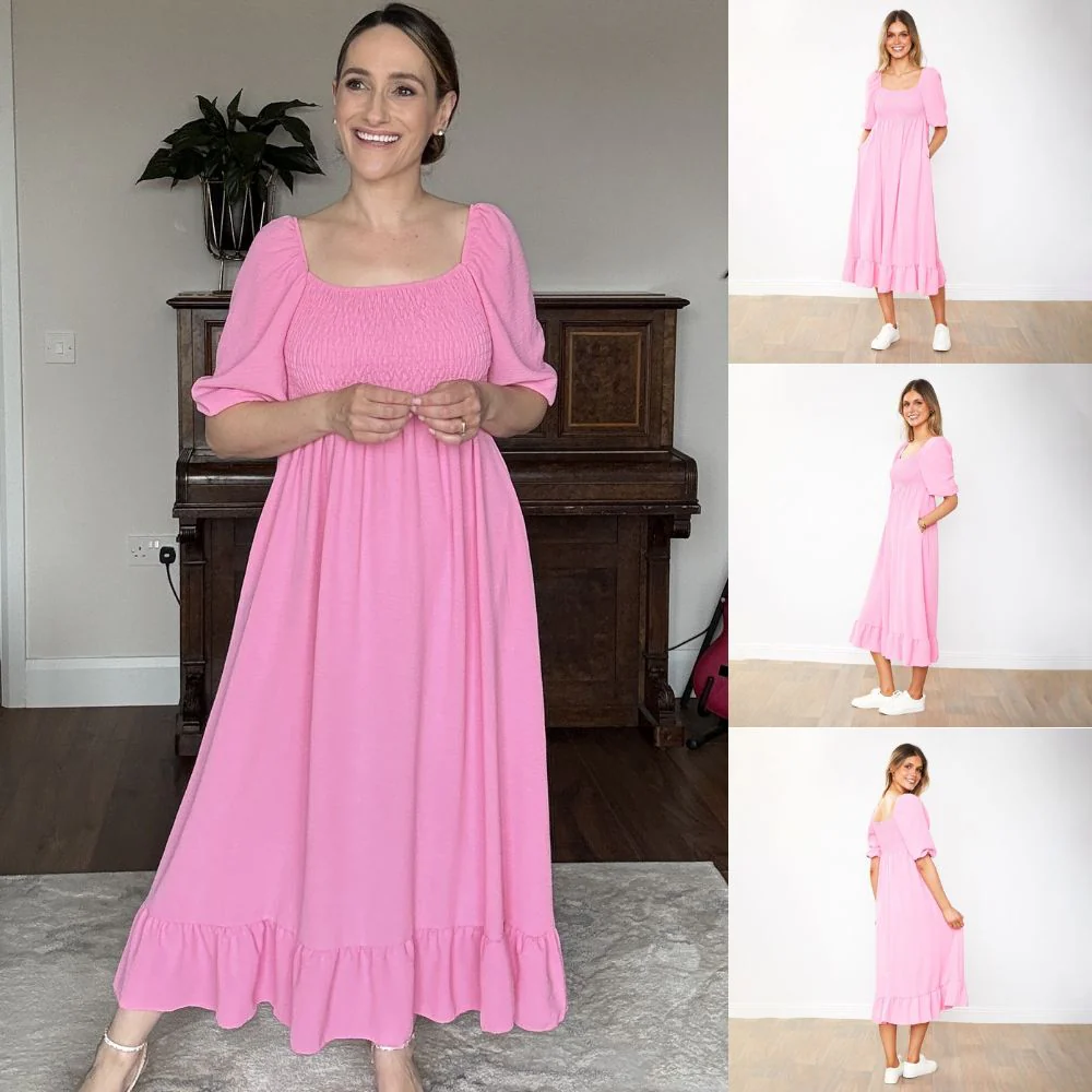 Vella Dress (Candy Pink) - Image 2