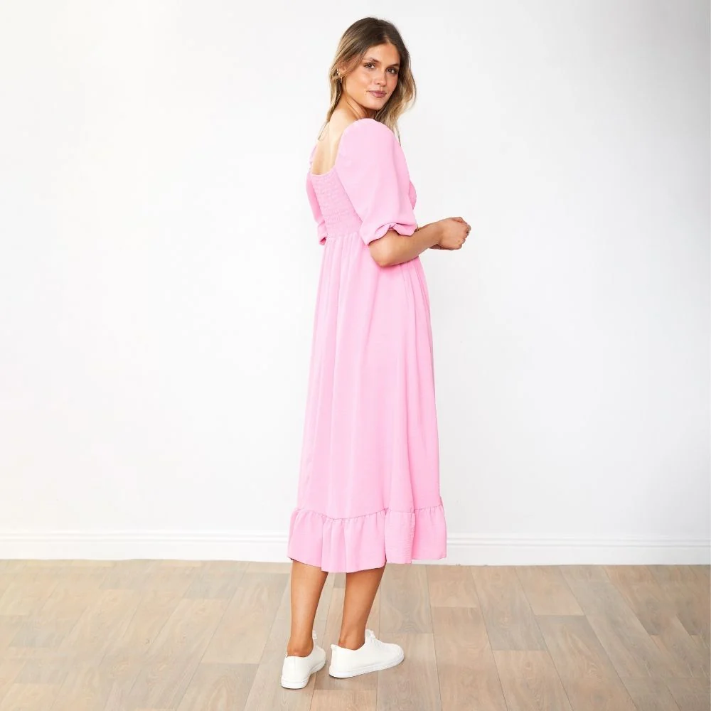 Vella Dress (Candy Pink) - Image 9