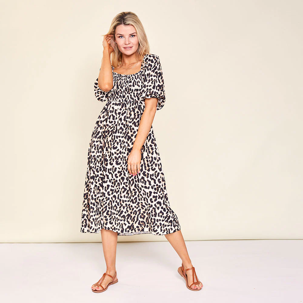 Vella Dress (Leopard) - Image 2