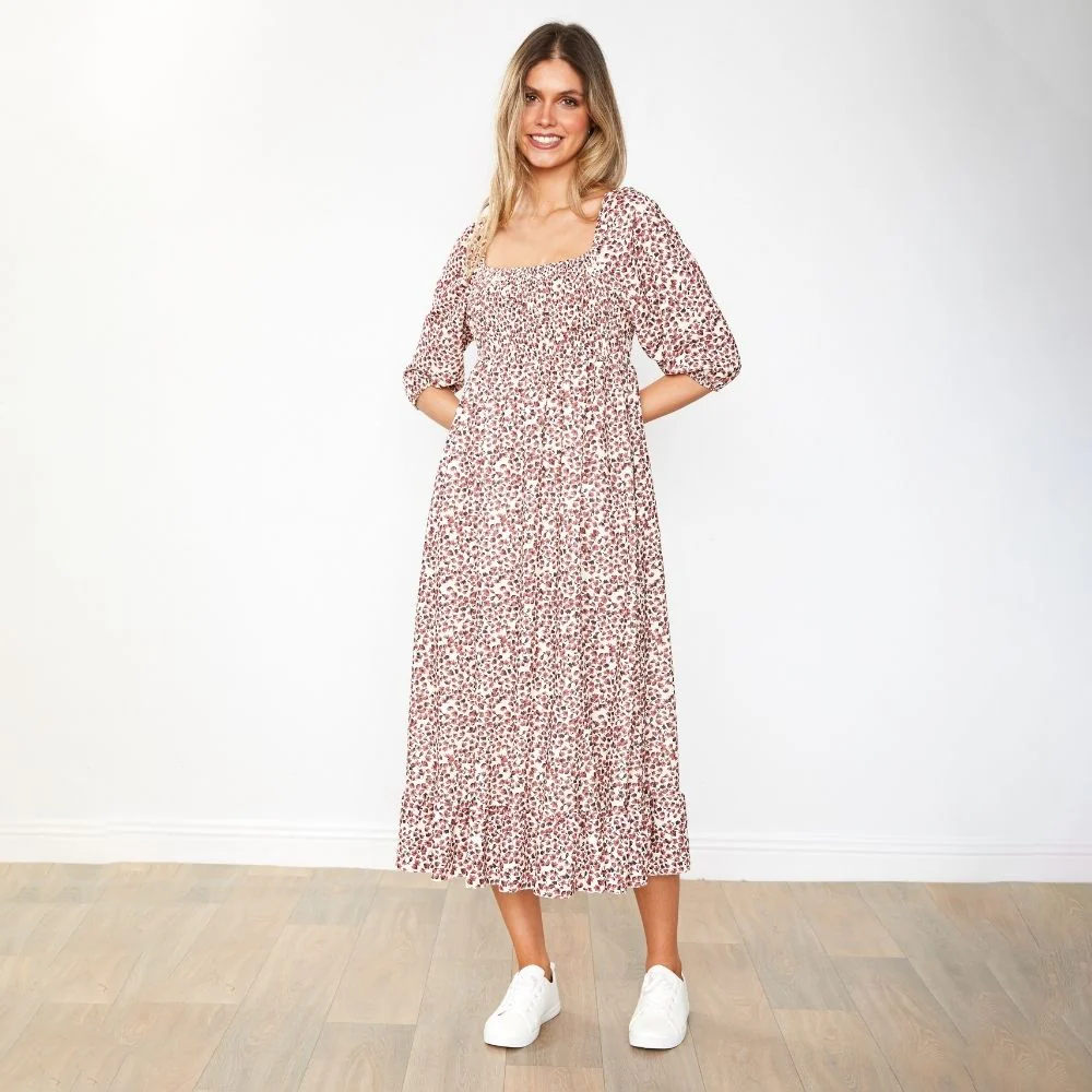 Vella Dress (Ruby Floral) - Image 5