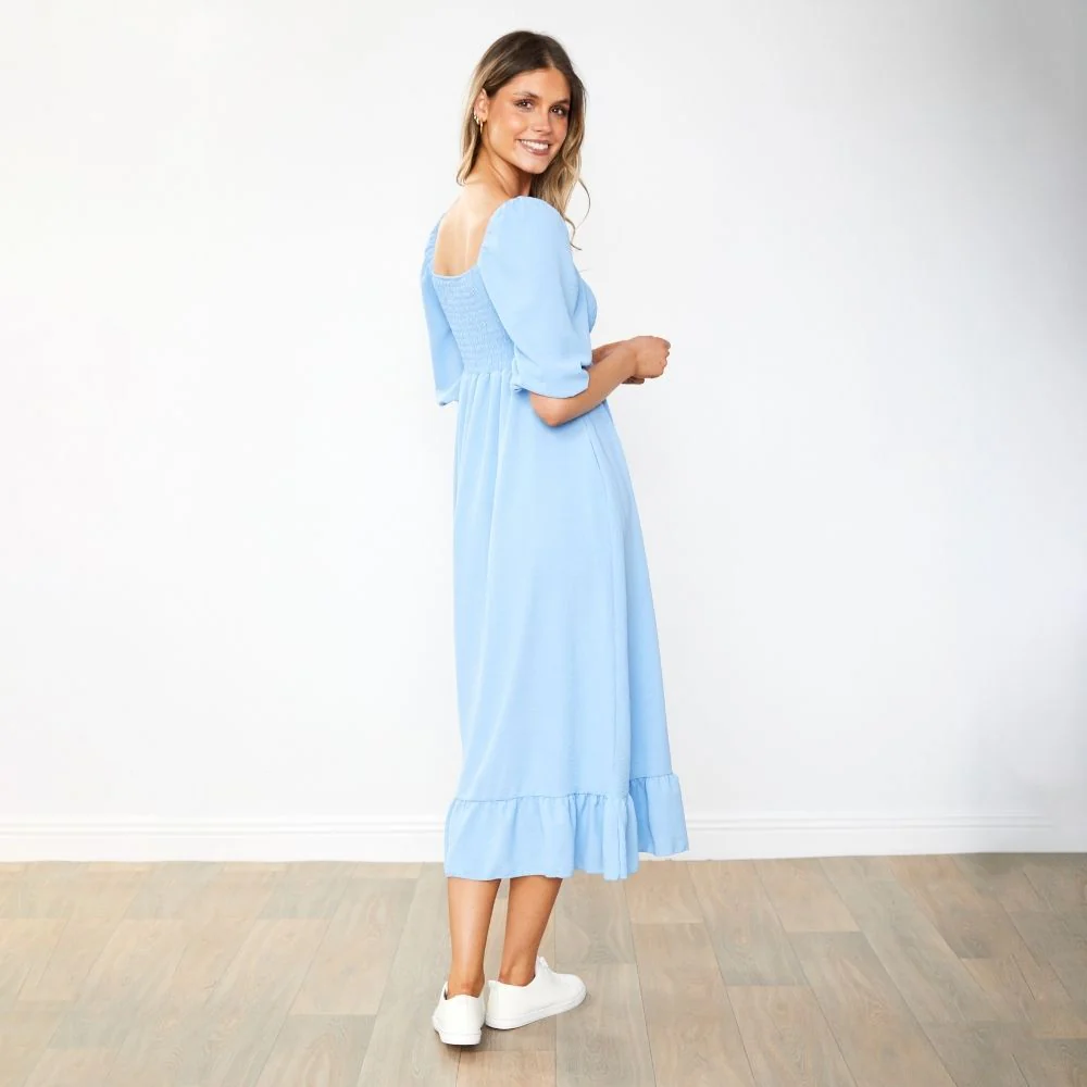 Vella Dress (Sapphire Blue) - Image 10