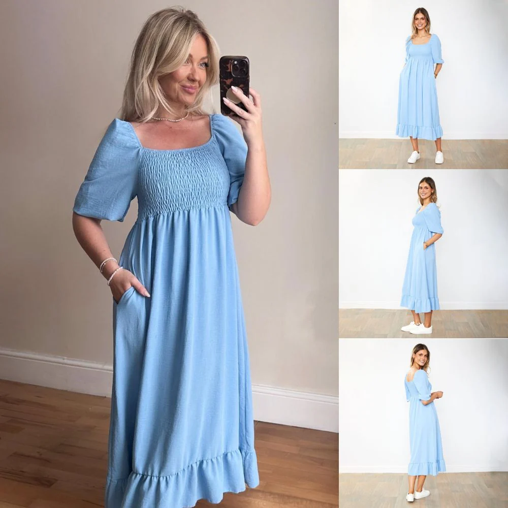 Vella Dress (Sapphire Blue) - Image 2