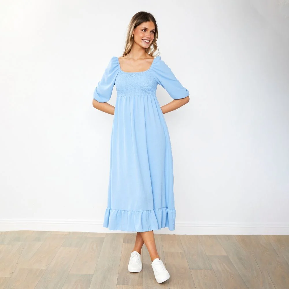 Vella Dress (Sapphire Blue) - Image 3