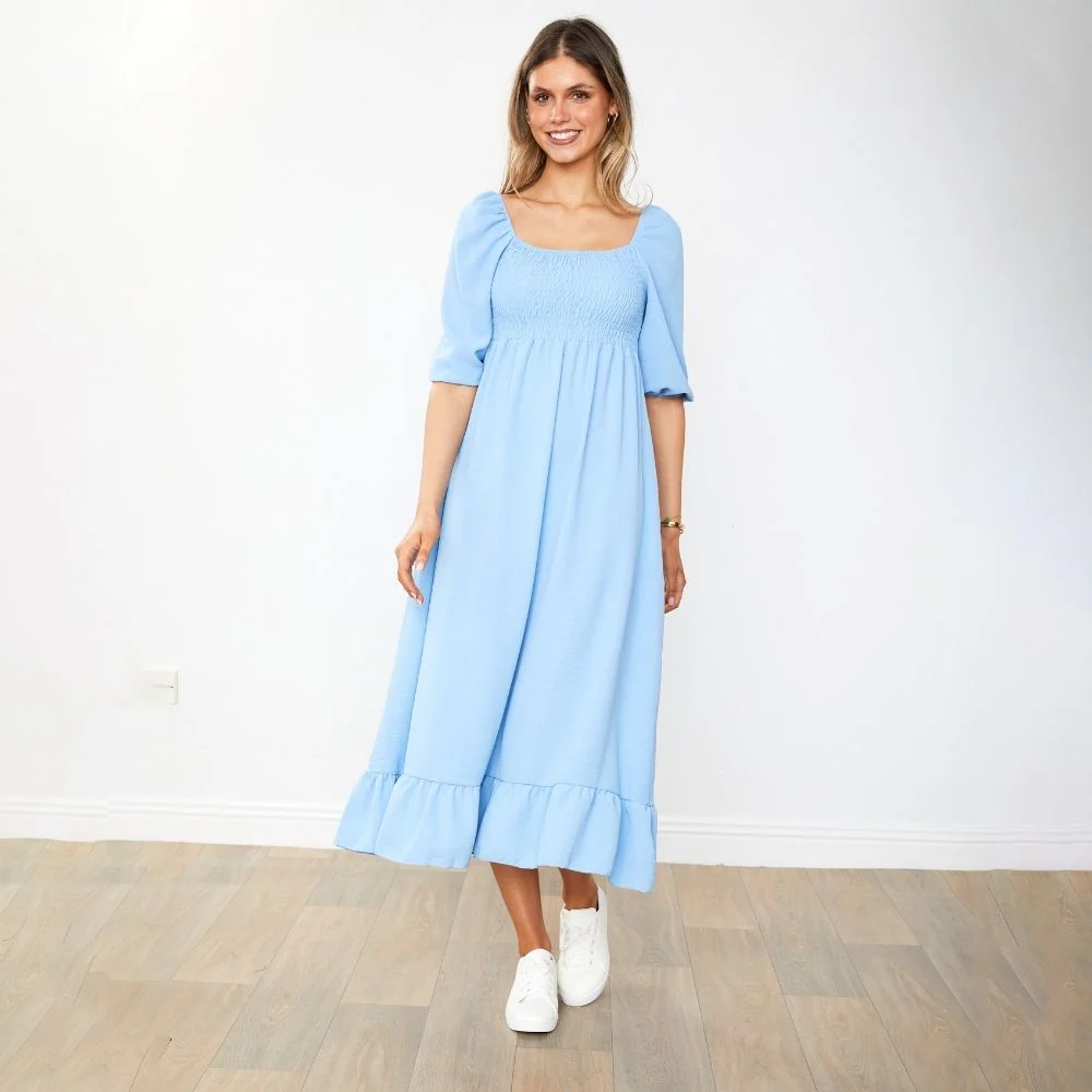 Vella Dress (Sapphire Blue) - Image 5
