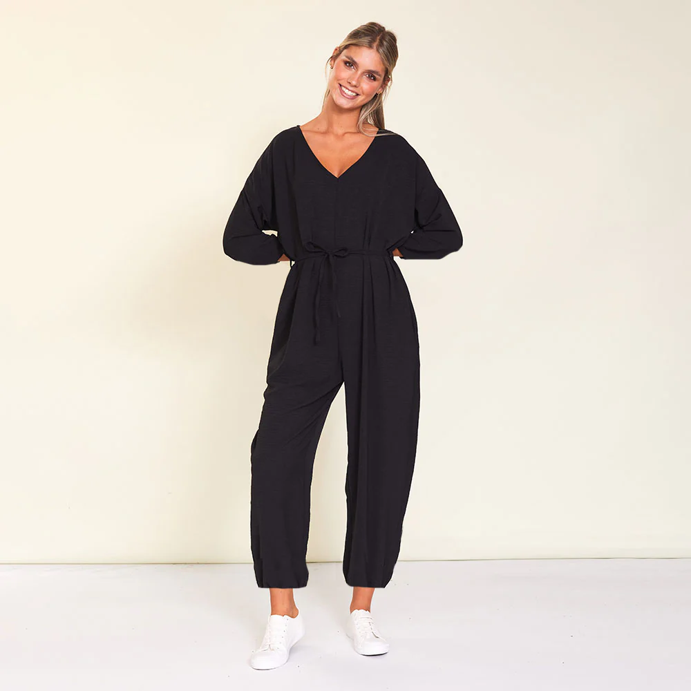 Viv Jumpsuit (Black) - Image 2