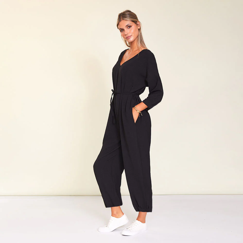Viv Jumpsuit (Black) - Image 3