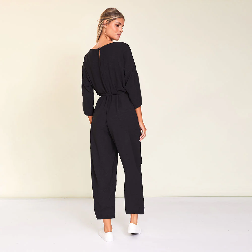 Viv Jumpsuit (Black) - Image 4