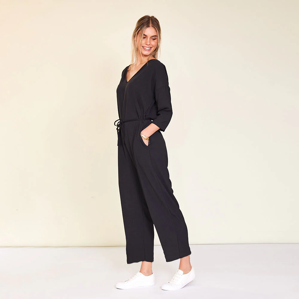 Viv Jumpsuit (Black) - Image 6