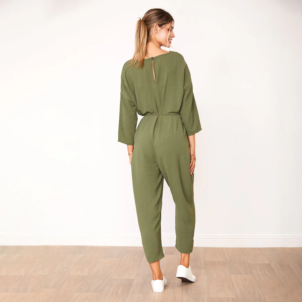 Viv Jumpsuit (Khaki) - Image 6
