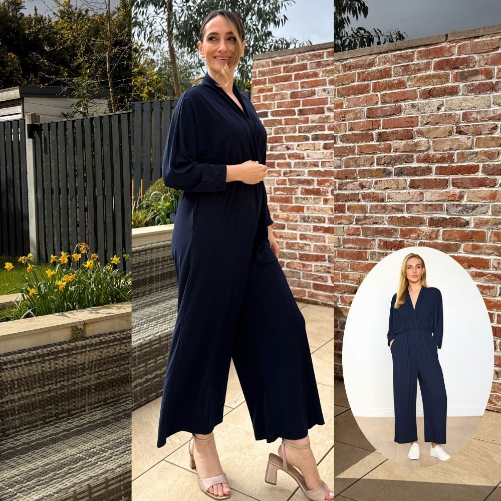 Vogue Jumpsuit (Navy) - Image 7