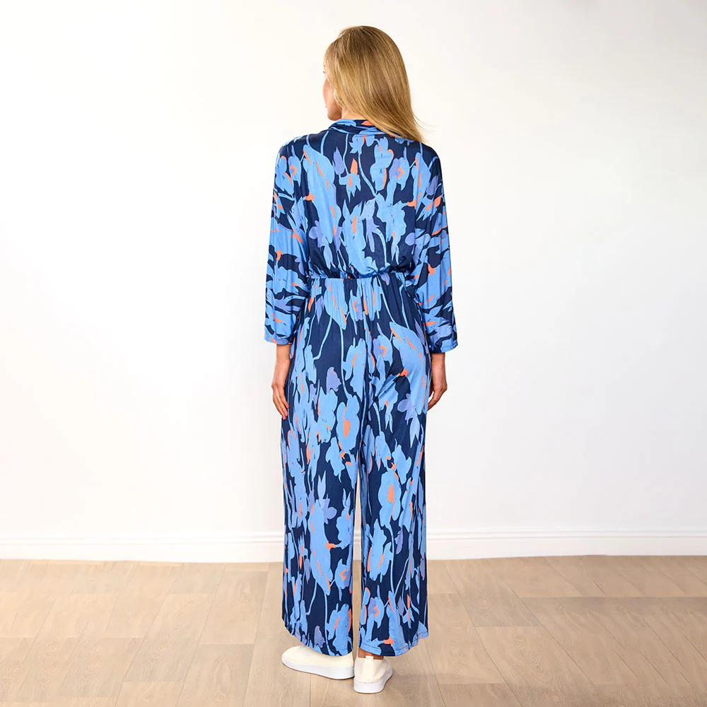 Vogue Jumpsuit (Navy/Orange Abstract & Navy) for €99.00 - Image 10