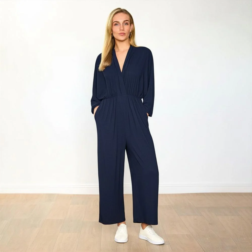 Vogue Jumpsuit (Navy & Pink/Red Grid) for €99.00 - Image 4
