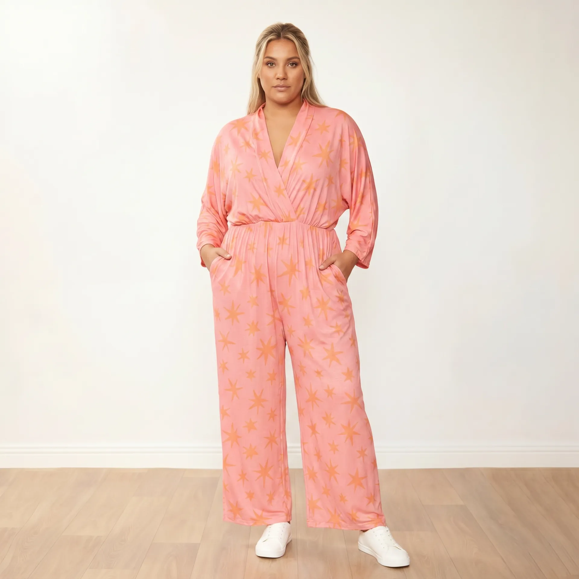Vogue Jumpsuit (Peach Star) - Image 4