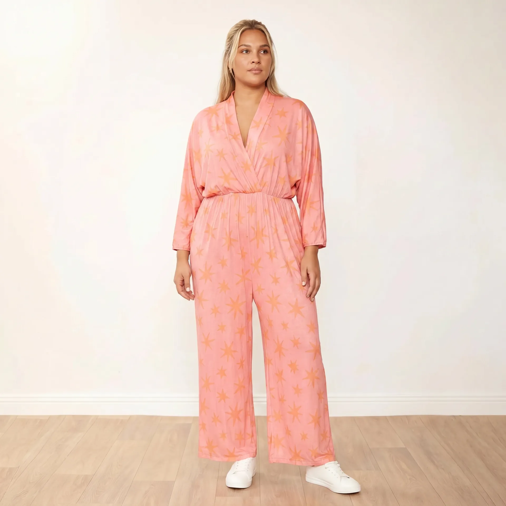 Vogue Jumpsuit (Peach Star) - Image 5