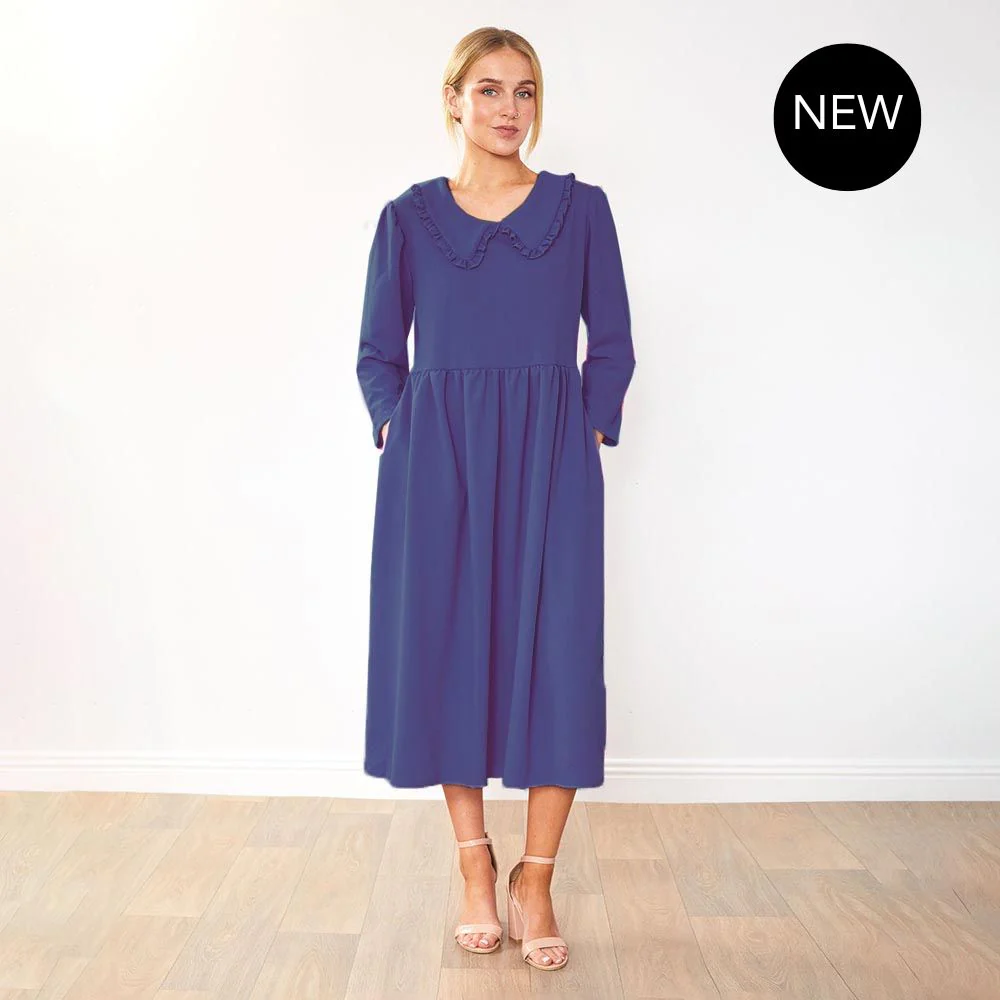 Wendy Dress (Navy) - Image 9