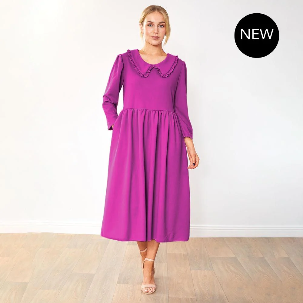 Wendy Dress (Plum) - Image 8