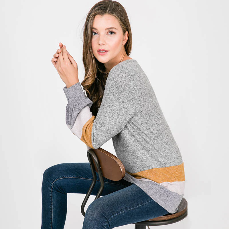 Wesley Puff Sleeve Top Mustard - Image 11