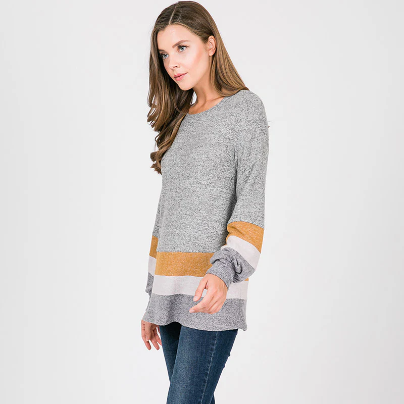 Wesley Puff Sleeve Top Mustard - Image 6