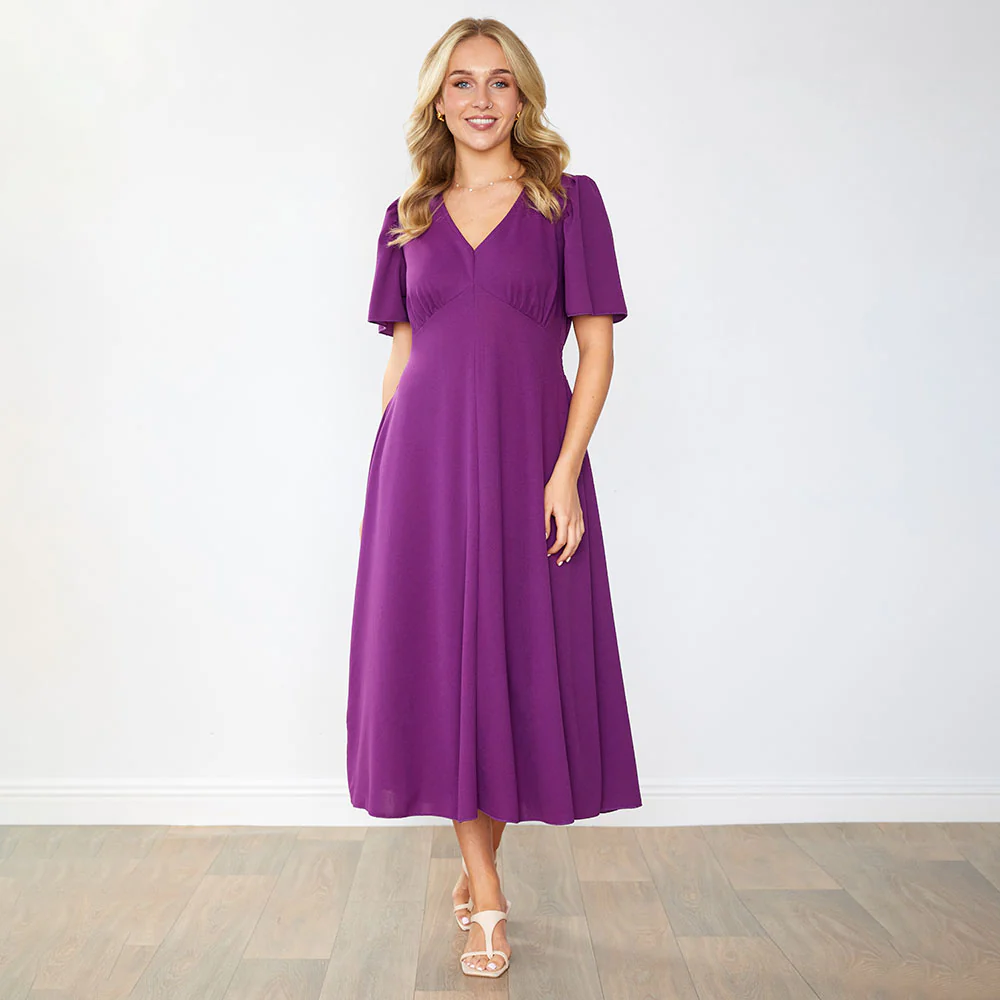 Whitney Dress (Plum) - Image 4