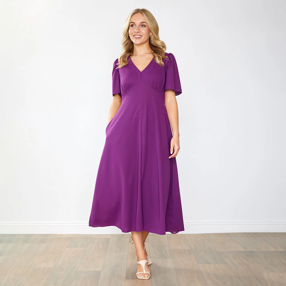 Whitney Dress (Plum) - Image 5