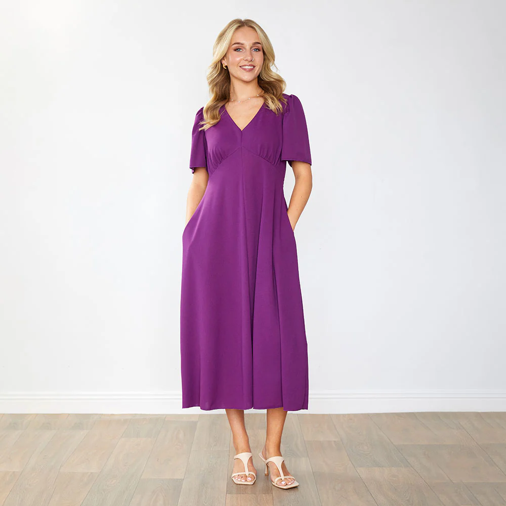Whitney Dress (Plum) - Image 6
