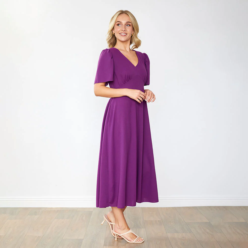 Whitney Dress (Plum) - Image 7