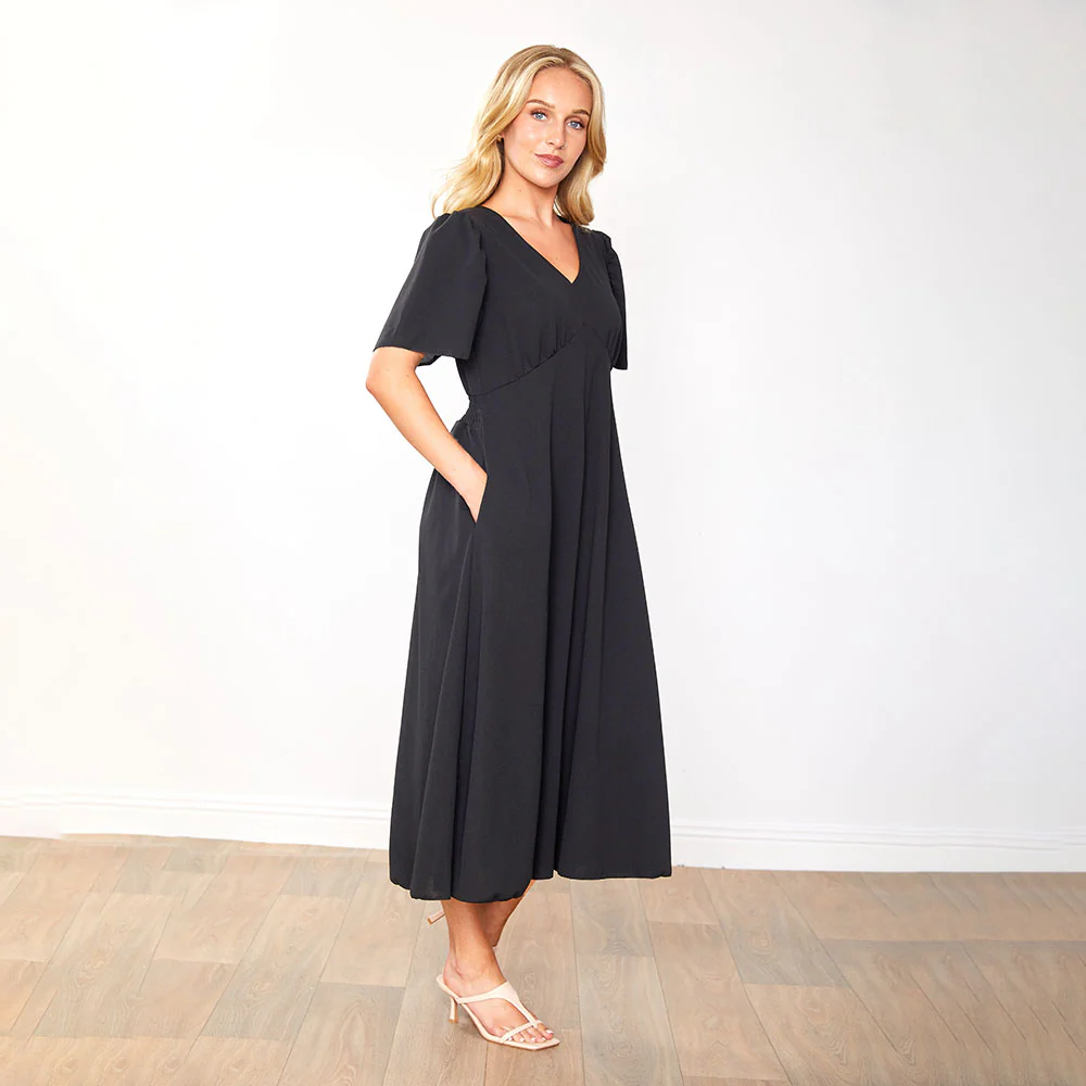 Whitney Dress (Black) - Image 6