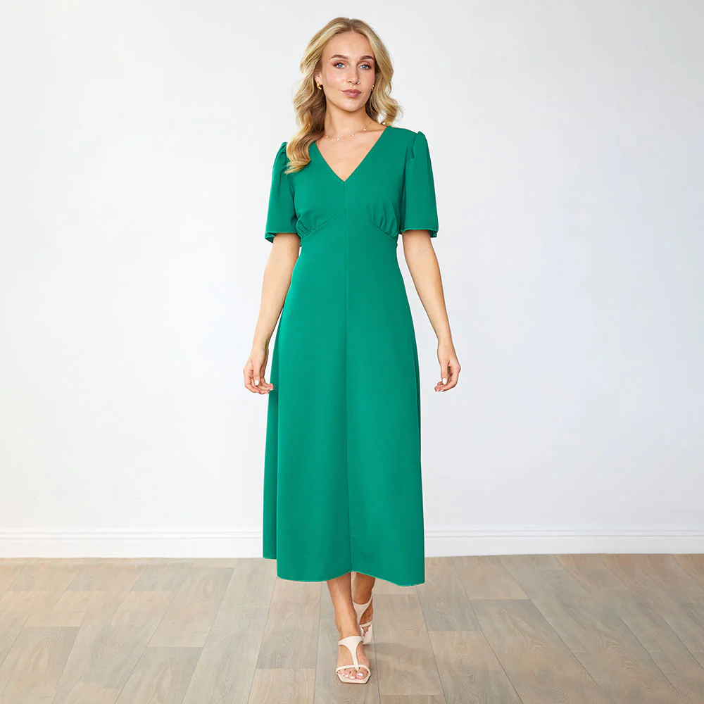 Whitney Dress (Green) - Image 5
