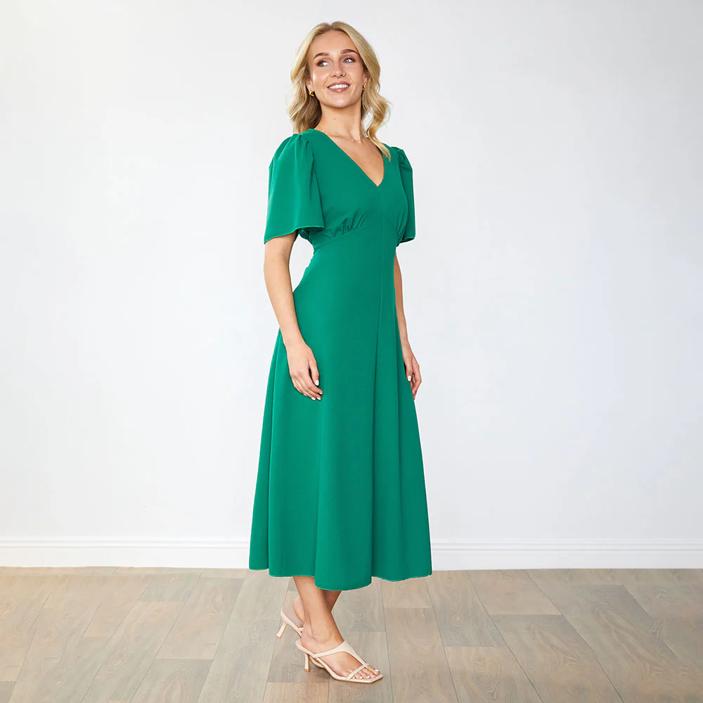 Whitney Dress (Green) - Image 8