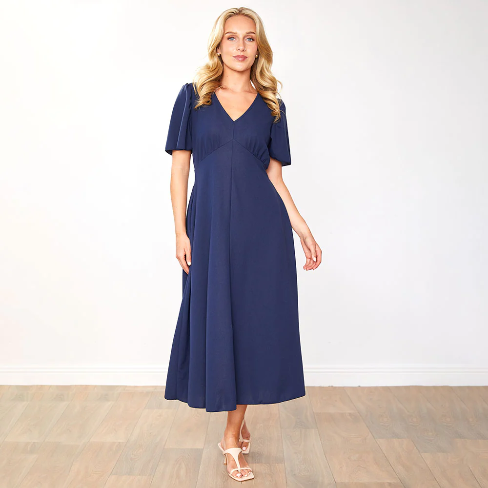 Whitney Dress (Navy) - Image 4