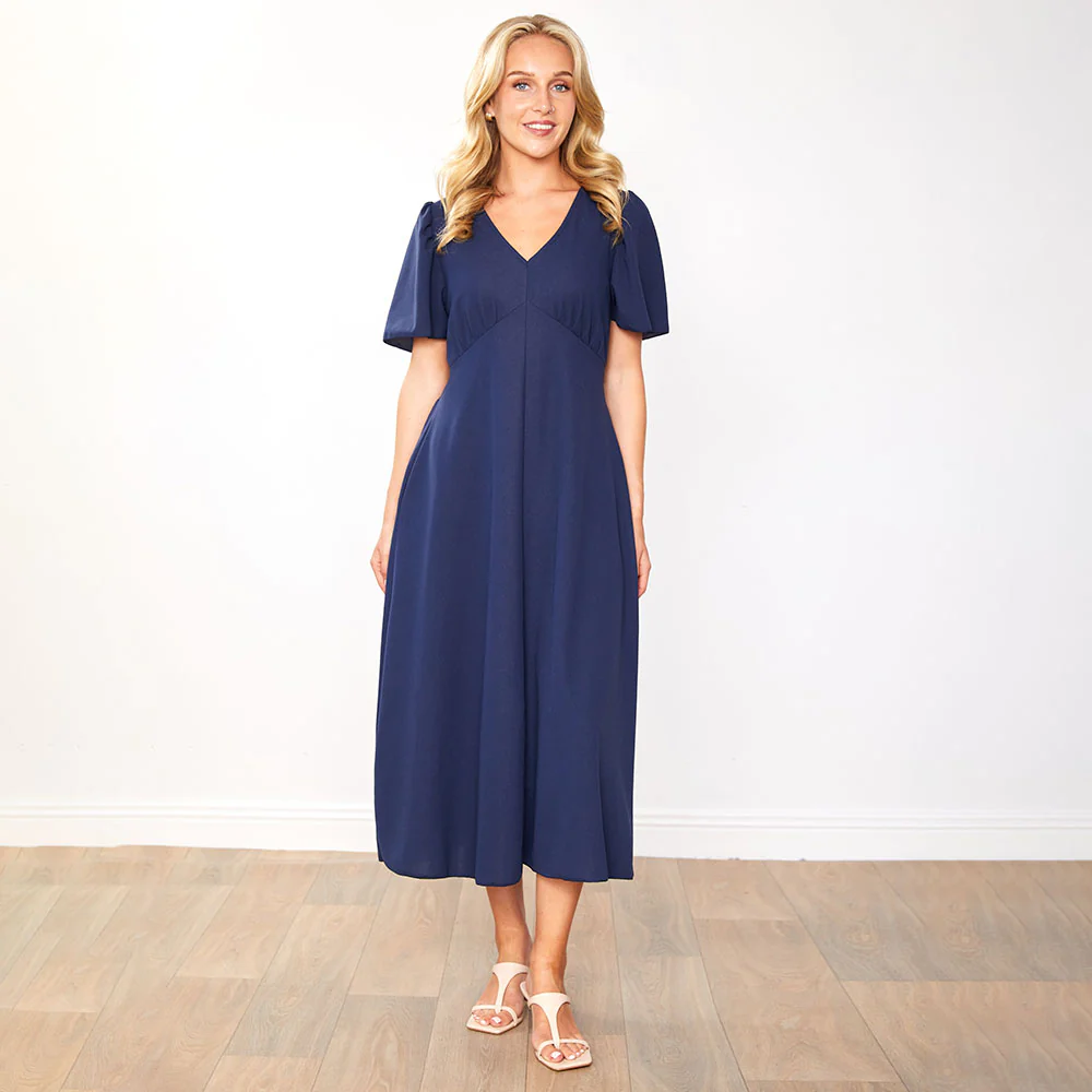 Whitney Dress (Navy) - Image 7