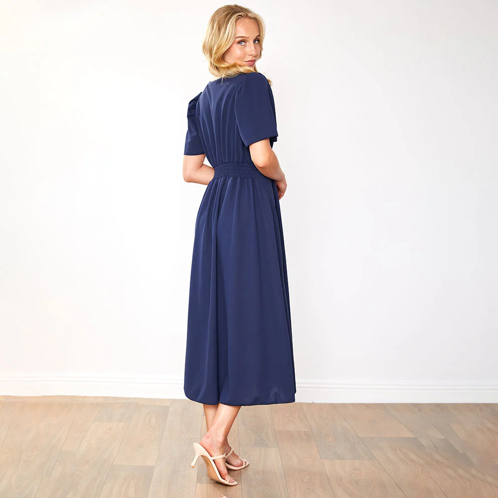 Whitney Dress (Navy) - Image 9