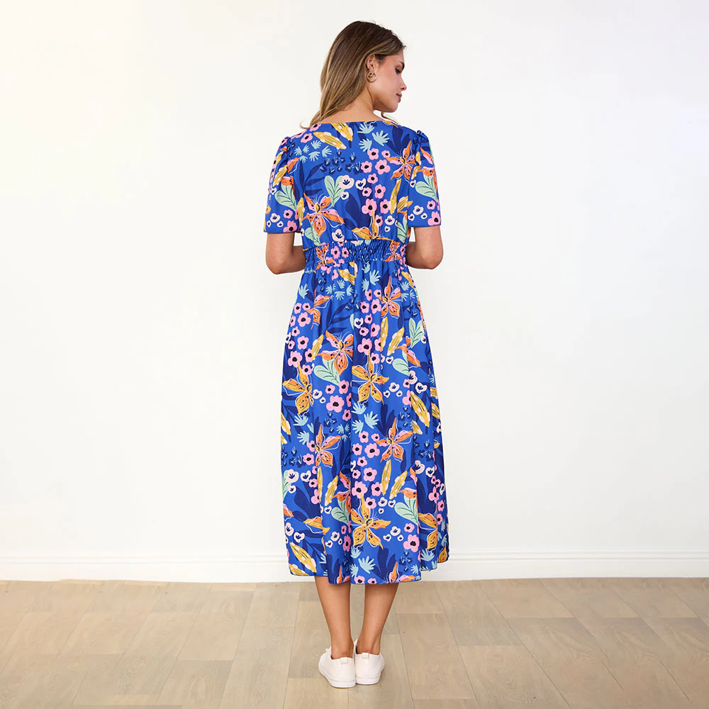 Whitney Dress (Navy Floral) - Image 10