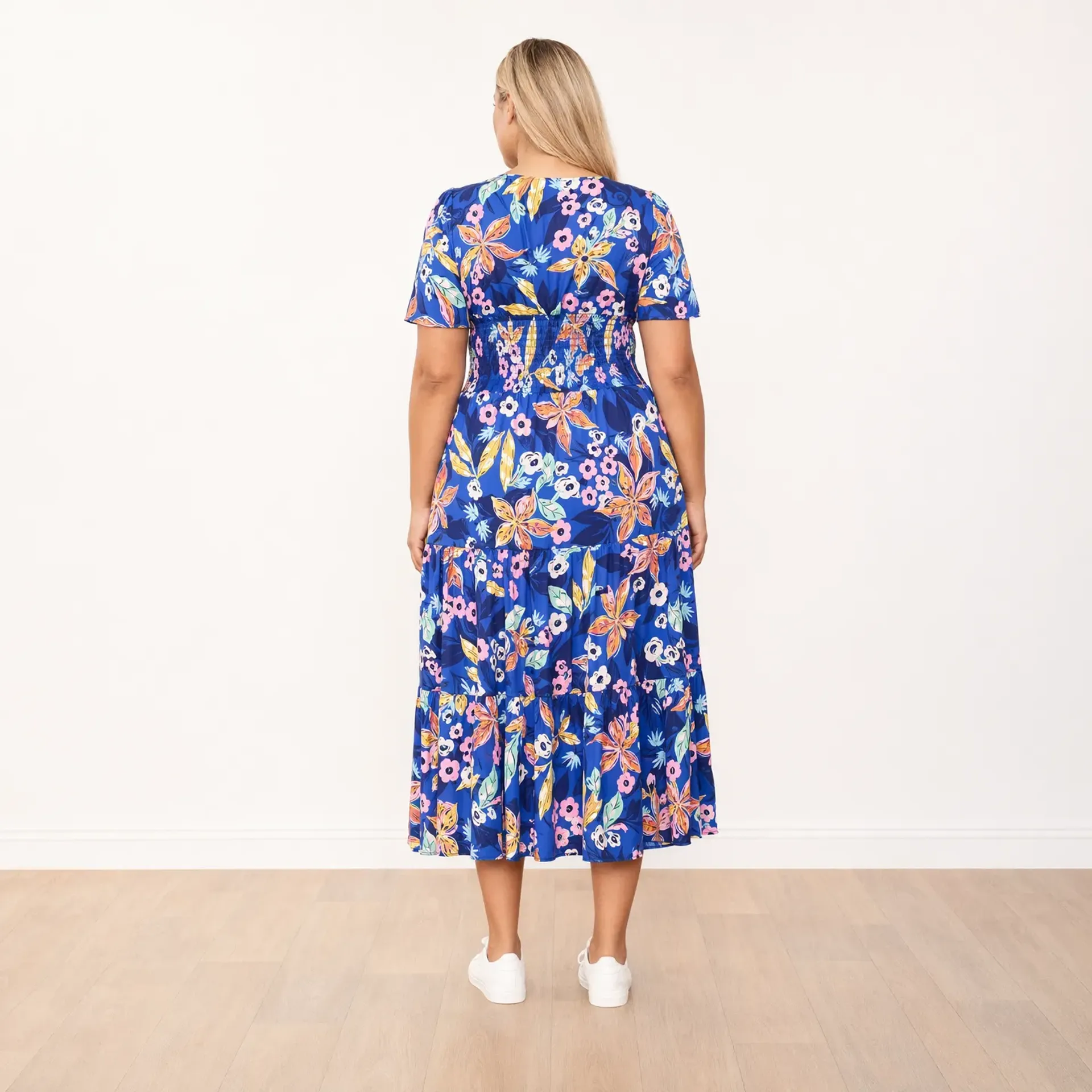 Whitney Dress (Navy Floral) - Image 11