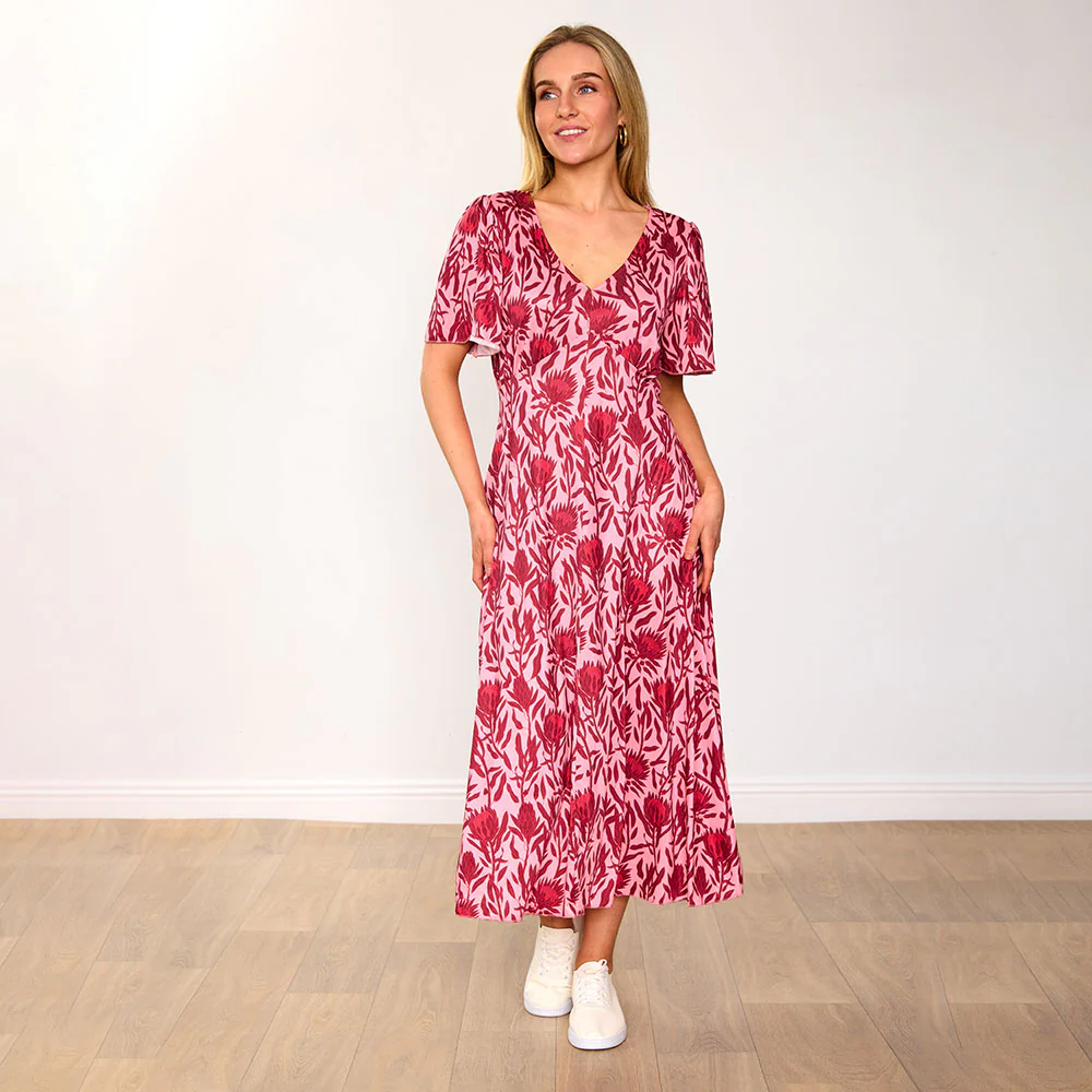 Whitney Dress (Red Bloom) - Image 12