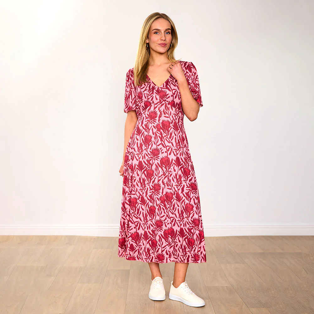 Whitney Dress (Red Bloom) - Image 3