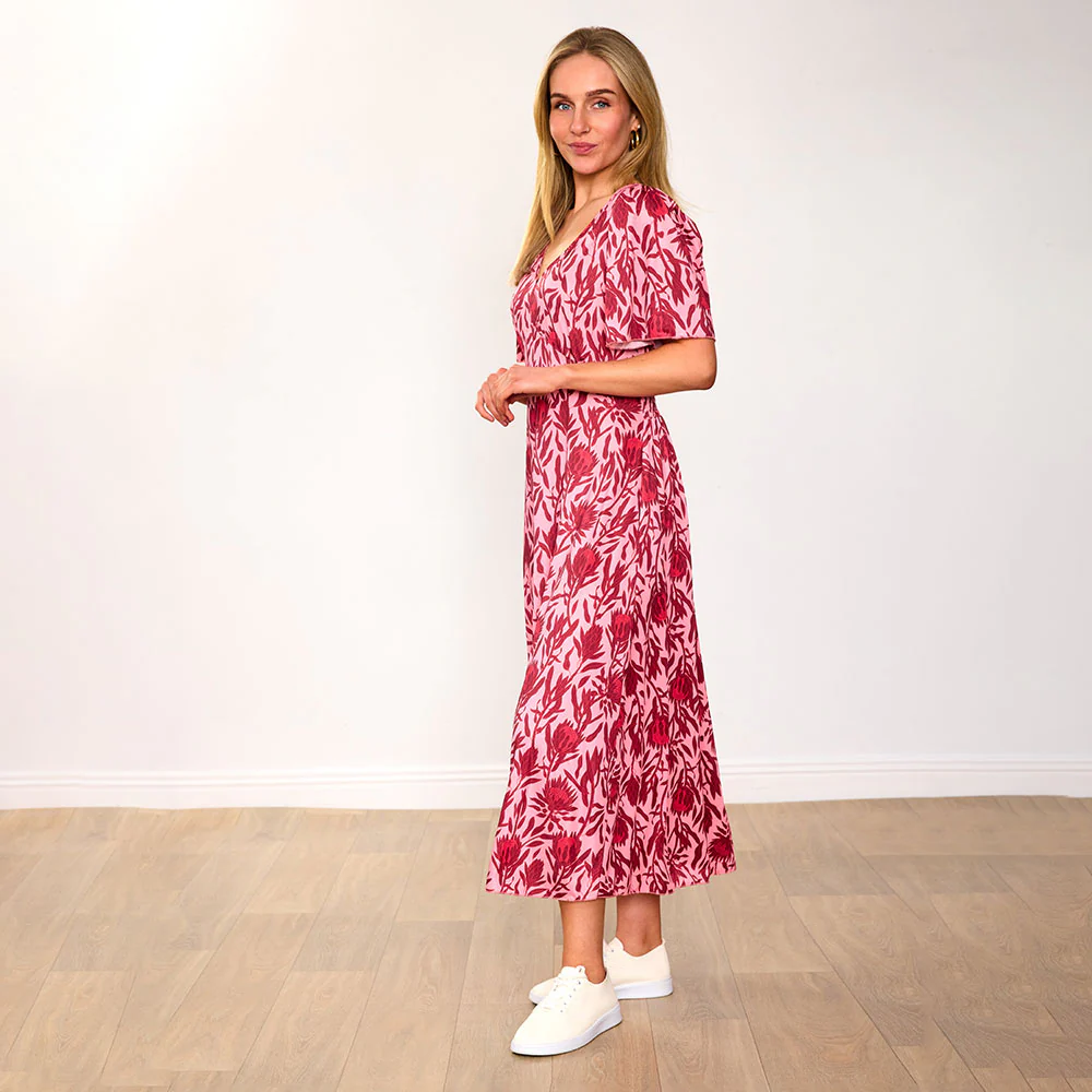 Whitney Dress (Red Bloom) - Image 6