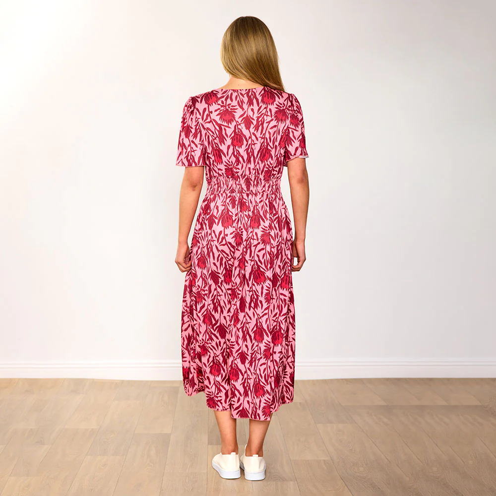 Whitney Dress (Red Bloom) - Image 9