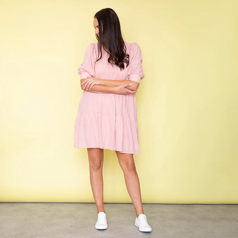 Sienna Pocket Dress (Rose) - Image 6