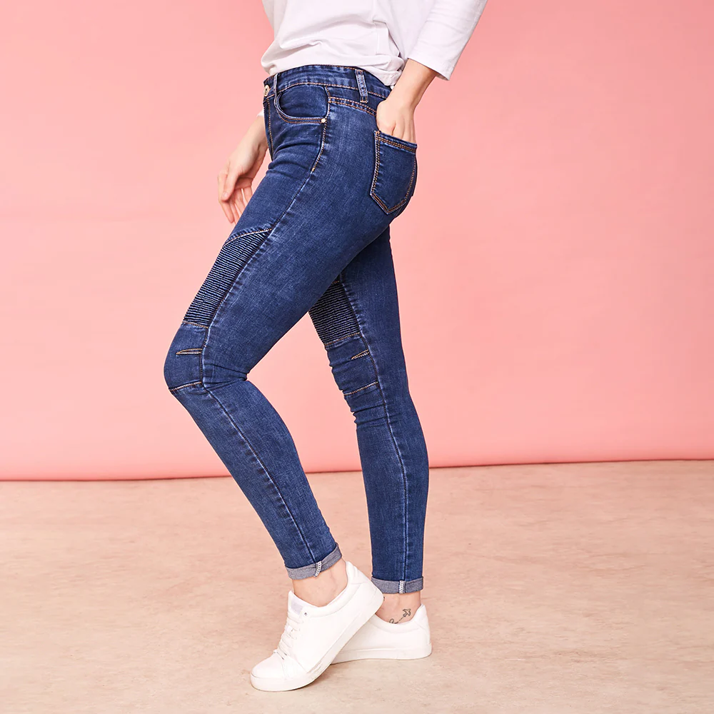 Kim Biker Jeans (Dark Blue) - Image 5