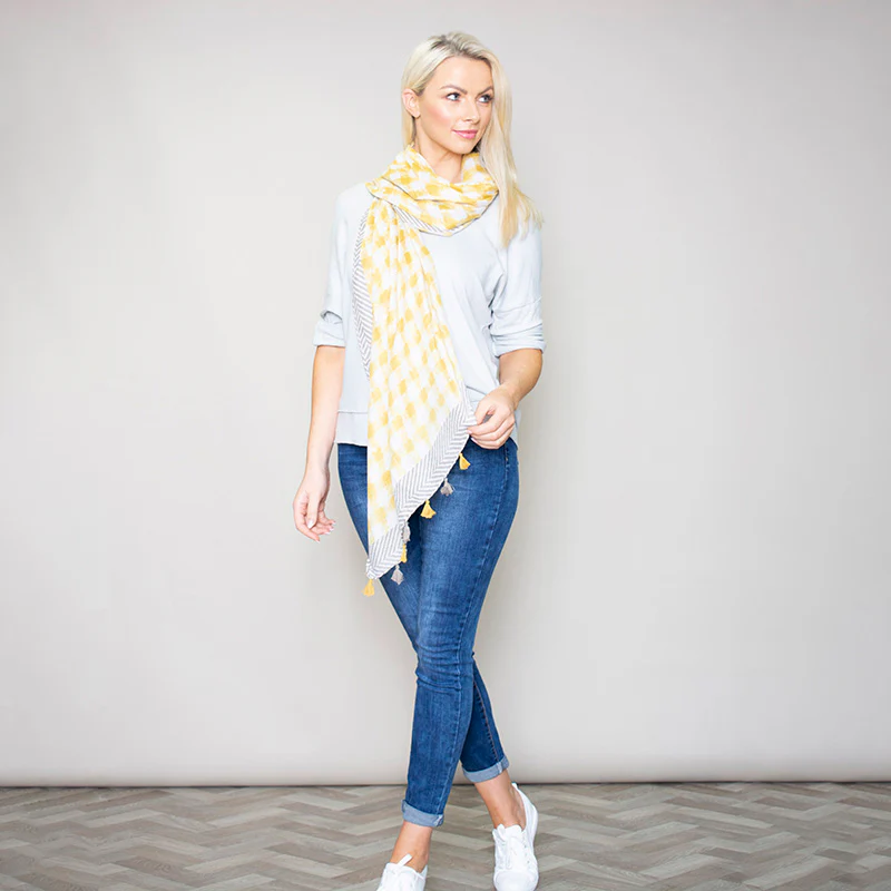 Pia Scarf Tassel (Yellow) - Image 3