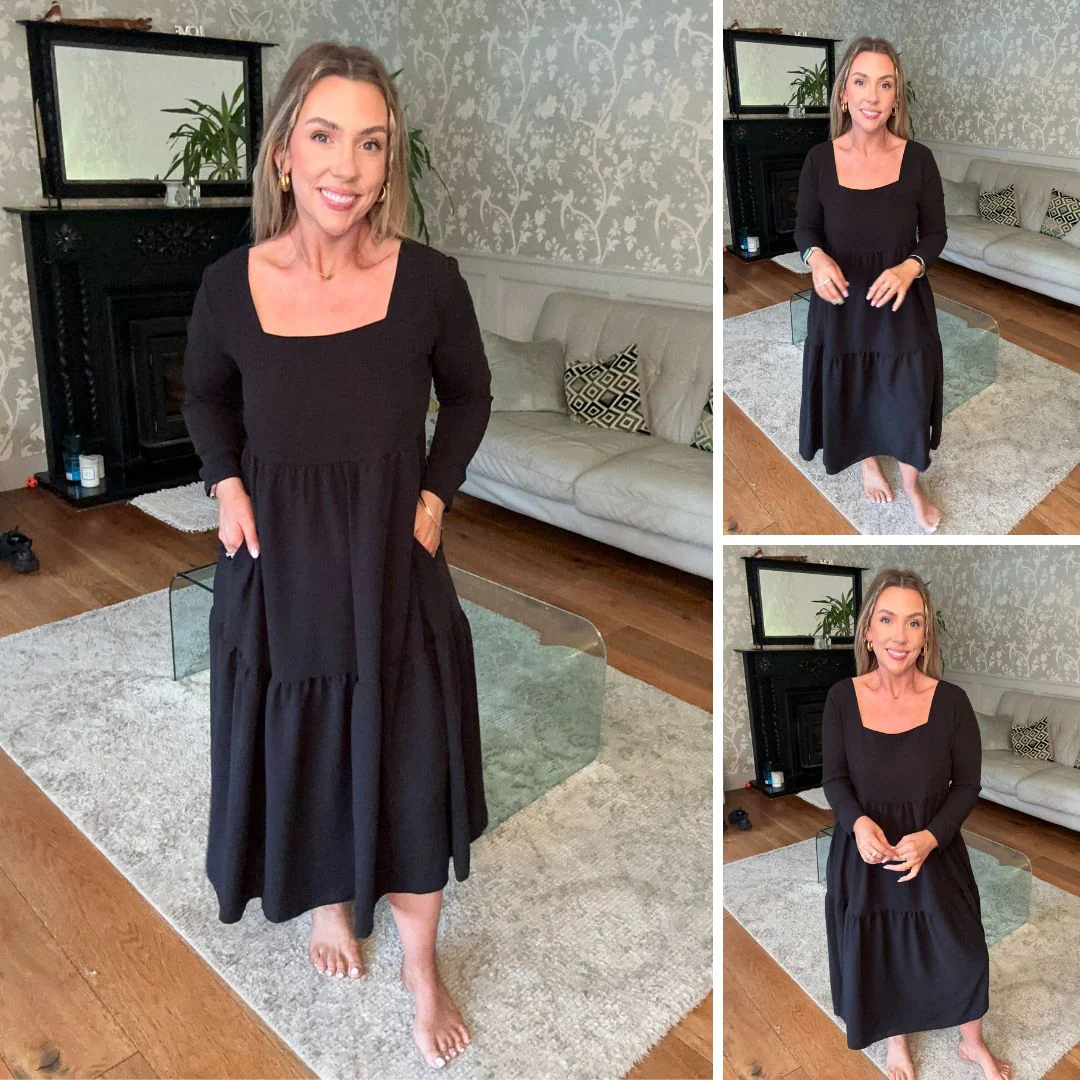 Zoe Dress (Black) - Image 10