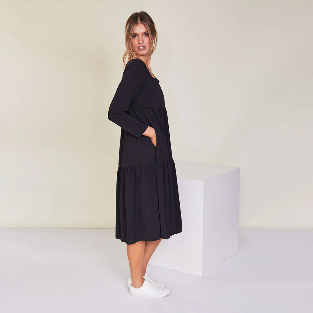 Zoe Dress (Black) - Image 11