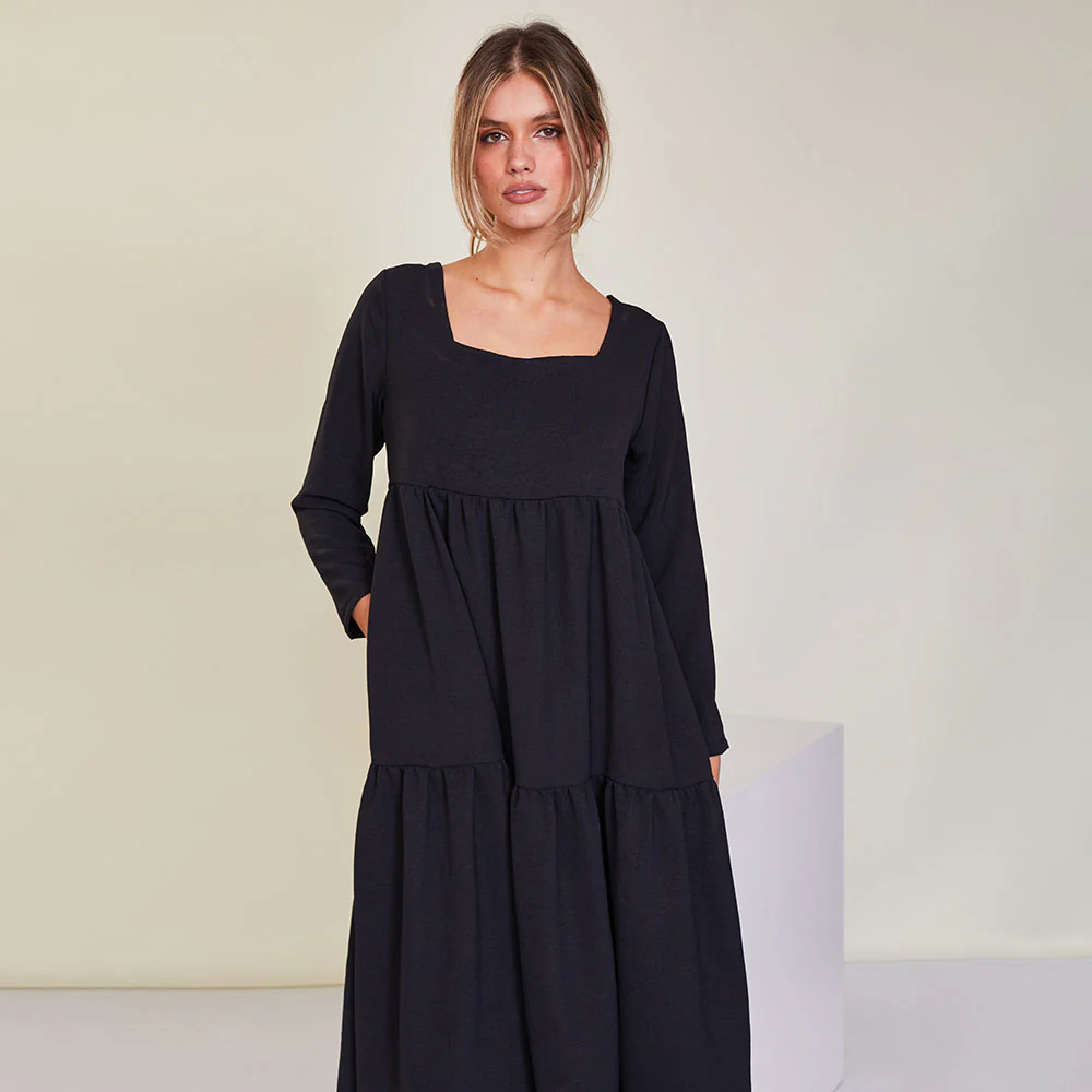 Zoe Dress (Black) - Image 12