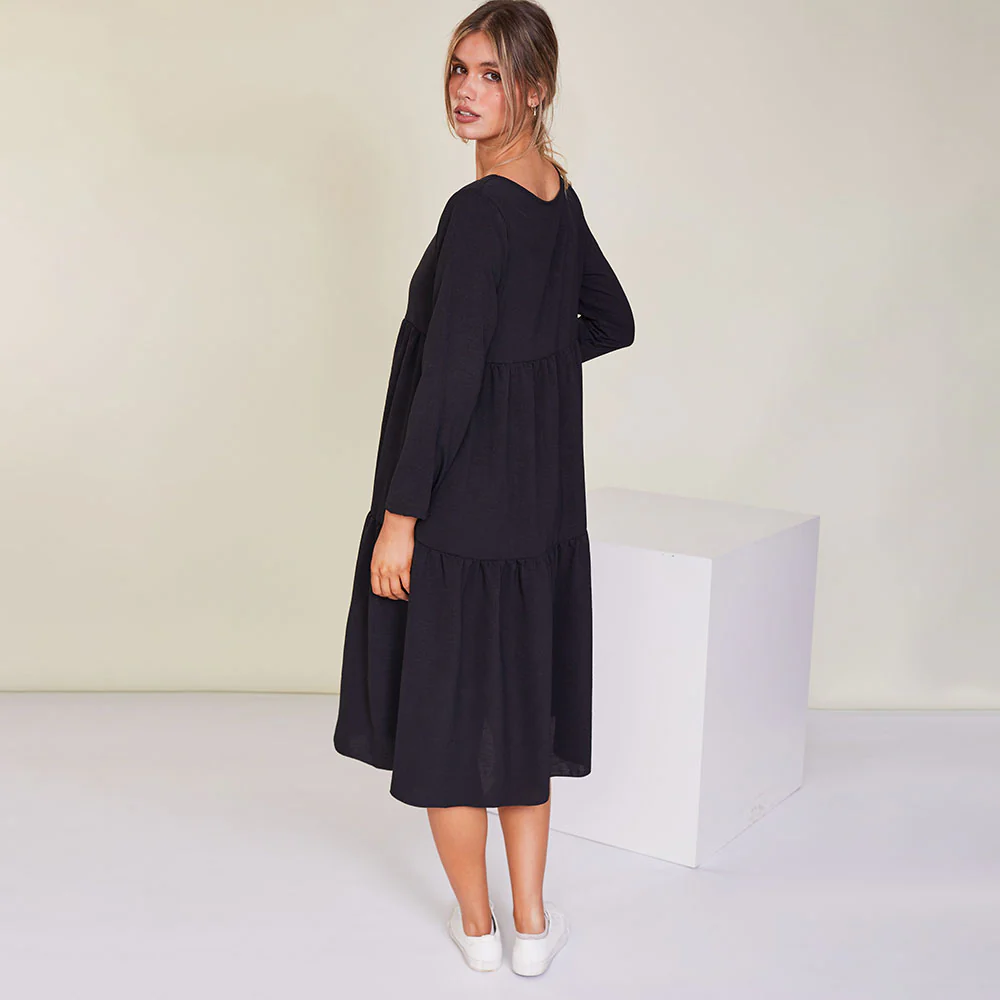 Zoe Dress (Black) - Image 14