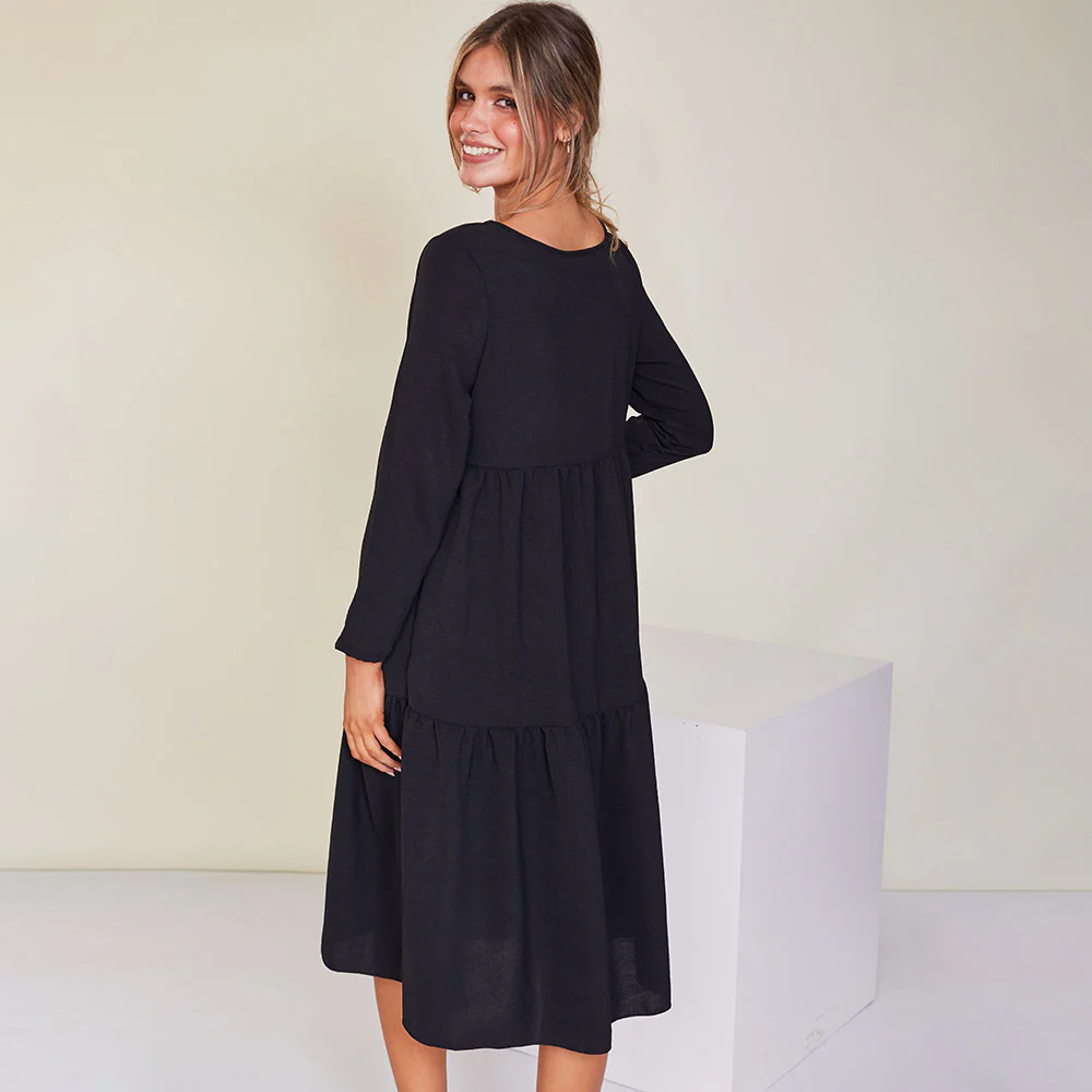 Zoe Dress (Black) - Image 15